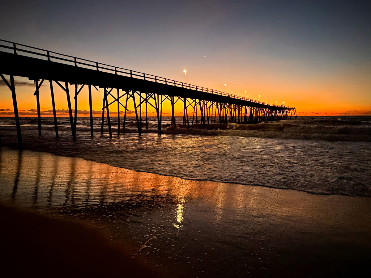 Kure Pier at First Light coastal sunrise photograph