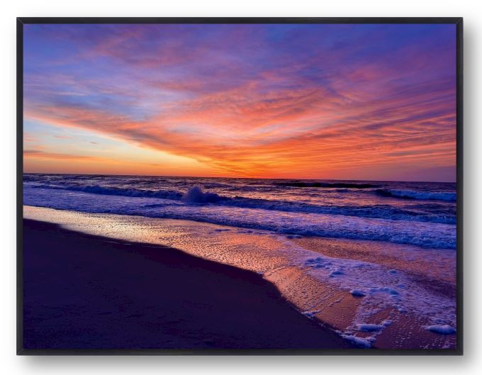 Soft Morning Sky — purple sunrise detail