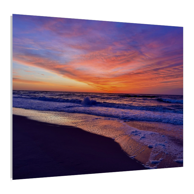 Soft Morning Sky — unframed metal print