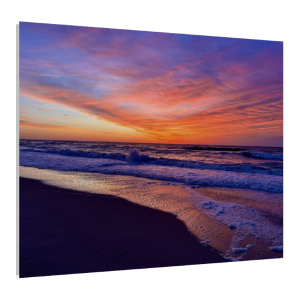 Soft Morning Sky — unframed metal print