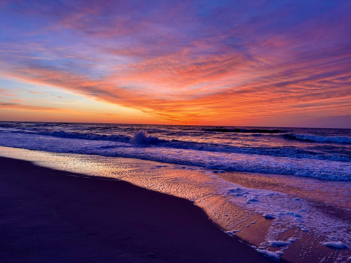 Soft Morning Sky — purple and blue Carolina Beach sunrise
