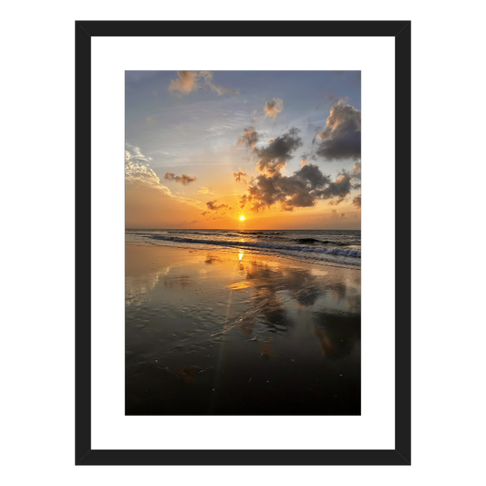 Beautiful Shore — Kure Beach, NC — Acrylic Glass Print