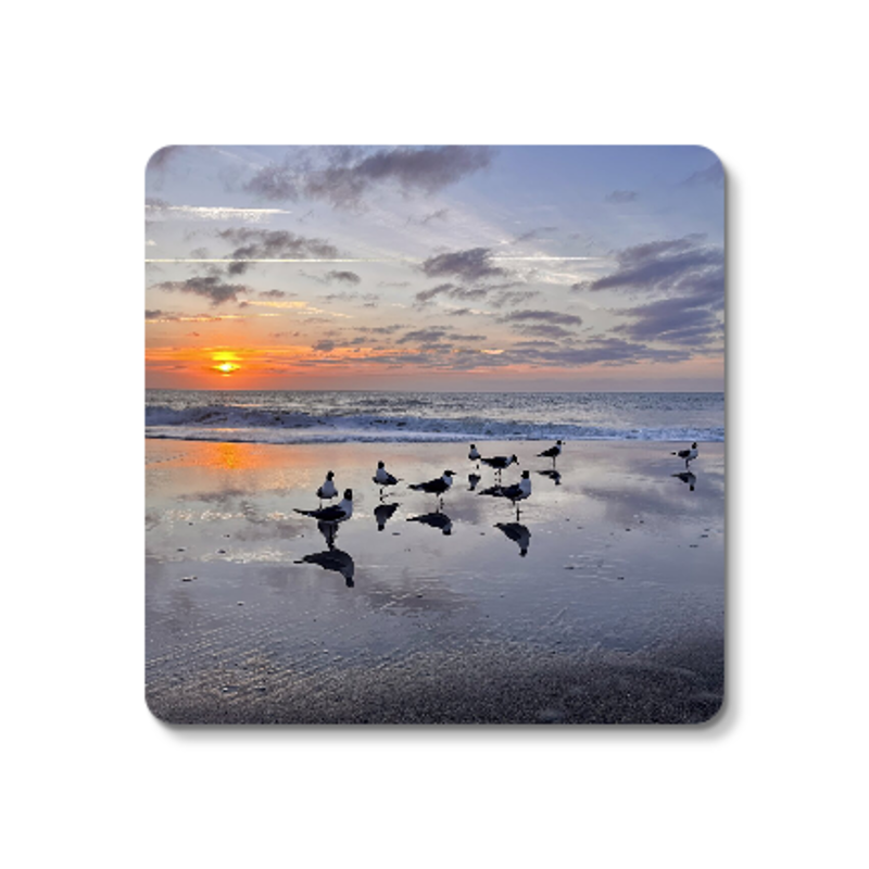 Cloudy Reflection coaster — Found at First Light