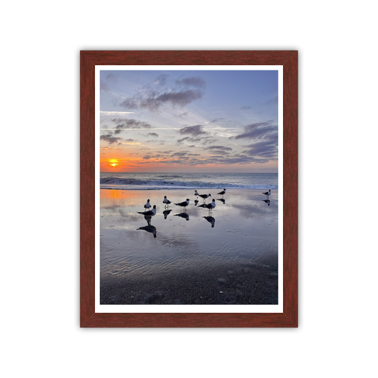 Cloudy Reflection — Kure Beach, NC — Giclée Fine Art Print