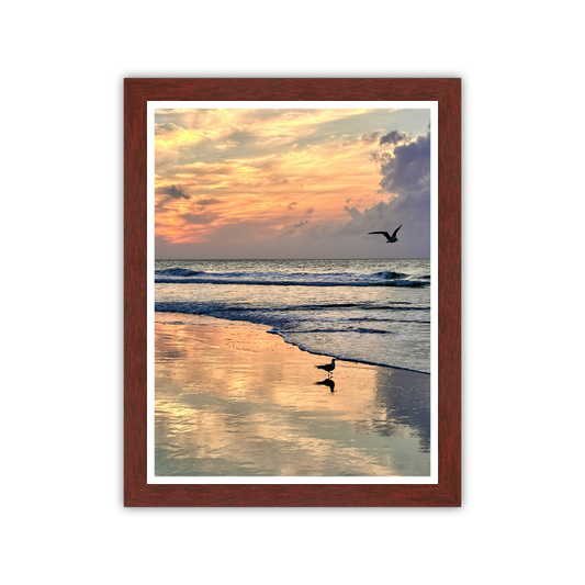 Glistening Shoreline — Kure Beach, NC — Giclée Fine Art Print