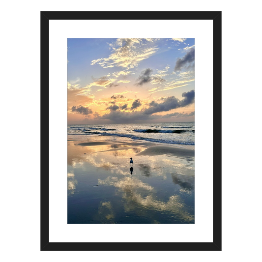 Standing in Stillness — Kure Beach, NC — Acrylic Glass Print